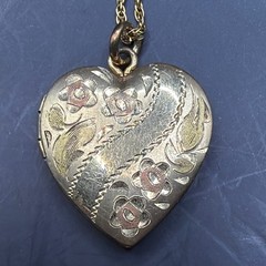 Vintage Marathon 14K Gold Filled 18 Inch Photo Locket Necklace, 3.7 Grams