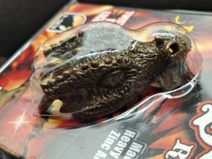Dragon Ring Detailed Zinc Alloy Metal Eyes Light-Up – Unisex Size S (Approx. 8)
