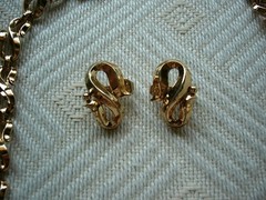 Rare Crown TRIFARI Alfred Philippe PAT PEND Choker Necklace & Earring Set UNUSED