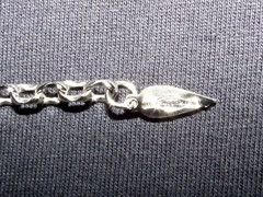 Vintage Whiting & Davis Silver Mesh Drape Bib Chain Scarf Necklace
