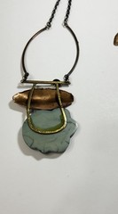 Vintage Southwestern Style Necklace and Earrings Set 21in Jewelry Estate