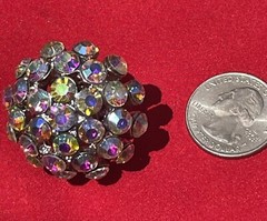 Brilliant Aurora Borealis stretch ring-this is a showstopper, One Size Fits All
