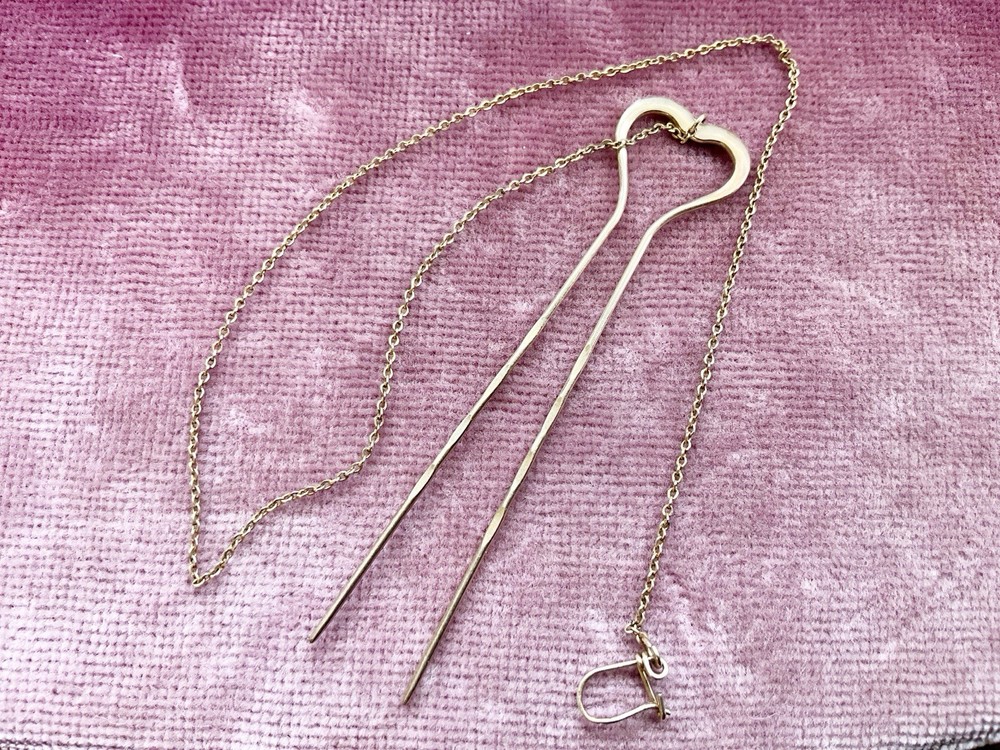 Antique Victorian Gold Filled Hairpin / Pince-Nez for Eyeglasses