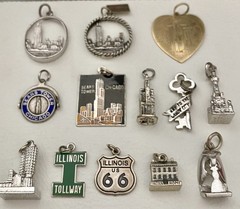 Vintage Chicago Illinois Sterling Silver Charms choice