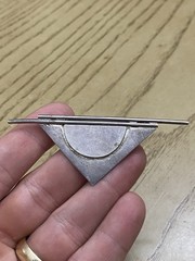 Vintage Sterling Silver 925 Tested Estate Acquired Modernist Abstract Brooch Pin