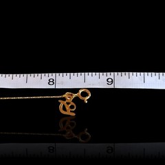 Vintage Designer Dancraft GF Gold Filled Snail Chain Bracelet Or Anklet 8.5in