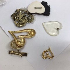 Vintage To Mod Heart Jewelry lot Love Retro Rockabilly locket 1+ pounds Coquette