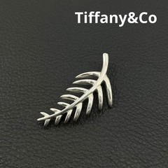 Tiffany & Co. Leaf Vintage 1996 Brooch Silver 925 Unisex Pre-Owned