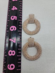 Vintage Earring Lot Of 3 Pierced Loops Studs