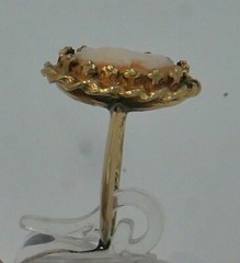 10KT ROSE GOLD CAMEO RING SIZE 6.75 ; 4.3 GRAMS FREE SHIPPING