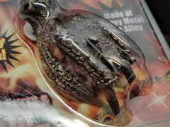 Dragon Ring Detailed Zinc Alloy Metal Eyes Light-Up – Unisex Size S (Approx. 8)
