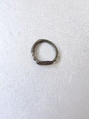 Antique Brass Viking Ring 13th – 15th Century Size 1.5 Found In Ukraine (1)