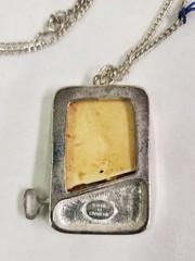 Hattie Carnegie Vintage Sardine Fish Can Pendant Necklace NOS New