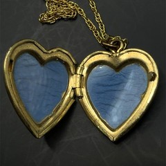 Vintage Marathon 14K Gold Filled 18 Inch Photo Locket Necklace, 3.7 Grams