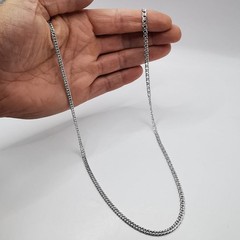 Vintage Signed Sterling Silver Chain Necklace 22.05in (56cm) 0.47oz (13.22g)