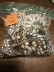 1 Pound Vintage To Modern Junk Jewelry Lot Repurpose Crafts #D558
