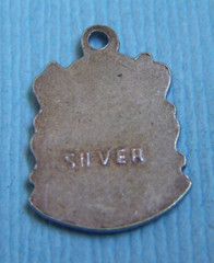 Vintage enamel Nassau Bahamas shield sterling charm