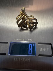 Vintage Vendome Gold-Tone Twisted Screw Back Clip On Earrings