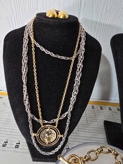 Mixed Metals Materials Gold and Silver Tone all Signed