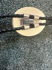 Montana Silversmiths Cross Design Western Bolo Tie, Beautiful Condition