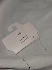Vintage Lauren Conrad Crystals In A Looking Glass Pendent Necklace