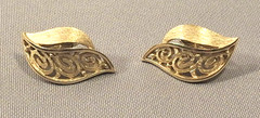 VTG 1950s-1970s Crown Trifari Clip On Earrings Lot Gold Tone 7 Pair Retro MCM