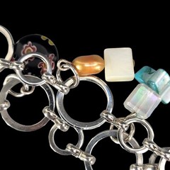 Artisan Designer Statement Necklace Figural Handmade Design Boho Jewelry OOAK
