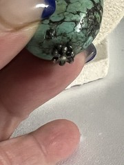 Vintage Southwestern Chunky Turquoise Nugget Necklace – 22″ Matinee, 67g
