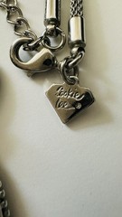 Vintage Cookie Lee Collectible Silver Toned Necklace & Pierced Earrings Set