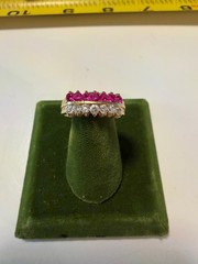 Vintage SOLID 14KT Gold Stamped Ring Size 7.5 Bow 3.51g New Old Stock!
