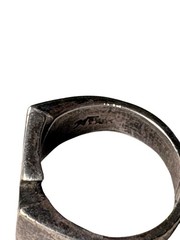 Vintage Iron Cross Sterling Silver 925 Biker Ring Size 7.75