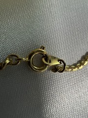 Vintage 1980s Gold Plated Bolo Star Lariat Necklace 18″ Made in Korea NOS