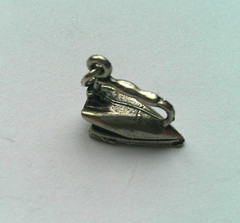 Vintage Sterling Silver Clothes Iron Charm