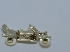 Vtg Retro Mechanical Figural Car Cabriolet 50s COLLECTIBLE Pin Brooch