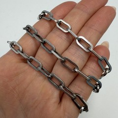 Vintage Italy 925 Sterling Silver Men’s Chain Necklace Unisex Jewelry 31.5g