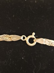 VINTAGE STERLING SILVER ITALY WOVEN BRAIDED 18” INCH NECKLACE 925 6mm 5.50g