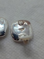Vintage Carol Lee Faux Pearl Clip On Earrings