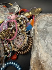 1 lb Lot Vintage & Modern Jewelry “Tangents” Bracelets Beads Junk And MORE