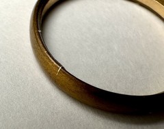2 Vintage Gold Shell Rings, Unknown Sizes & No Stone