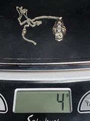 White Gold Pendant And Necklace