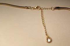 VTG 14K YELLOW GOLD PLATE DAINTY LETTER INITIAL MONOGRAM G PENDANT NECKLACE 19″