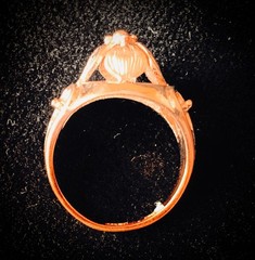 Original Vintage Gold Ring 14K (583) Made in Former USSR Weight 5.13g Sz 16.5mm