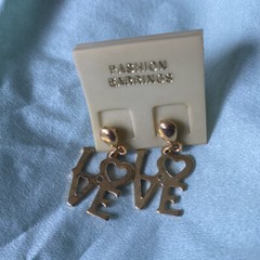 LOVE Earrings Vintage