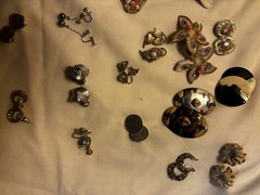 63 Pair Of Vintage Earrings. For A Complete List Contact Me