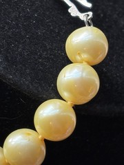 Vintage Sterling Silver Freshwater Pearl 18″ Necklace Bracelet SET 925 Cultured