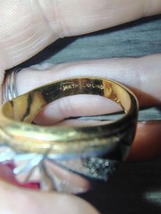Vintage Lind Mens 14KT HGE Genuine Ruby Ring Size 11.75 Gold Electroplate