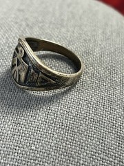 Vintage Bell Sterling Silver Thunderbird Signet Ring Sz 7 — 3014