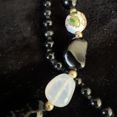 Lot 1950s 1960s Necklaces Black Bubble Style Costume Jewelry