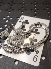 15.5 Inch Rhinestone Necklace