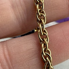 Vintage Speidel ID Bracelet Gold Tone Engraved “Cheryl” 6.5”